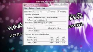 Windows Monitor CPU temperature using Core Temp [upl. by Kannan606]