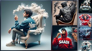 AI Turns Names into Smoke Shapes Unbelievable Bing Image Search Hack [upl. by Jania330]