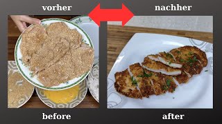 Crispy Chicken Schnitzel Recipes easy and simple homemade  Quick and Easy Homemade Recipes [upl. by Nahoj]