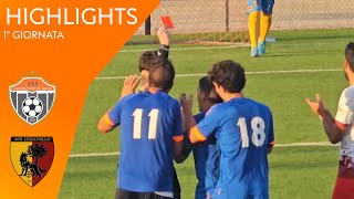 Highlights Castrignano Lizzanello 1° Giornata Caressa Adani Pardo Berlusconi Kid Yugi [upl. by Anyehs]