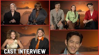 STAR WARS THE ACOLYTE Cast Interview Amandla Stenberg Jodie TurnerSmith Lee Jungjae Disney [upl. by Nollid]