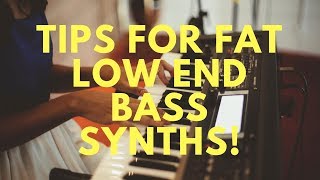 How to get tight Low End Bass Synths [upl. by Eenyaj]