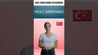 Basic Turkish Words for Beginners 🇹🇷 [upl. by Noloc]