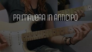 Tocando PRIMAVERA IN ANTICIPO  Laura Pausini na guitrra  Guitar  Chitarra [upl. by Lingwood144]