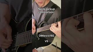 DiMarzioIBZ vs DiMarzio Air classic  Neck pickup dimarzio ibanez guitar guitargear [upl. by Gewirtz]