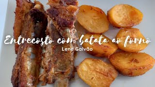 Entrecosto com batata ao forno [upl. by Eric]