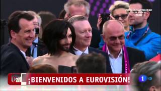 CONCHITA WURST acaba su reinado en EUROVISION 2015 [upl. by Anbul]