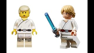 Luke Skywalker Star Wars Minifigure Timeline [upl. by Ikkim]