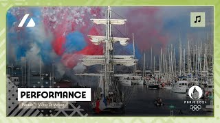 Paris 2024  Victor le Masne  Parade  Live Performance 05082024 [upl. by Mildred160]