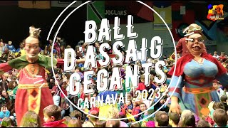 Carnaval Solsona 2023  Ball dAssaig dels Gegants de Solsona [upl. by Shane816]