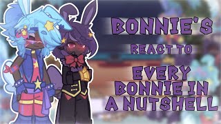 Bonnies react to “Every Bonnie in a nutshell”  Bonus video  Gacha x Fnaf [upl. by Hum]