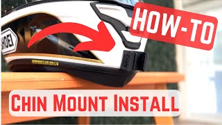 Chin Mount  Shoei X15  MotoVlog SetUp [upl. by Anitnoc]