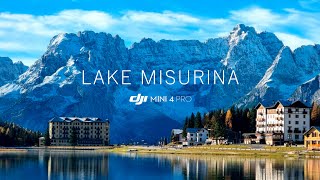 Lake Misurina Dolomites  DJI Mini 4 Pro 4K [upl. by Aisatna]