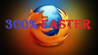 How to Speed Up 300 Faster Mozilla Firefox Browser  Make Firefox Faster on Windows 7 81 10 [upl. by Akinnej]