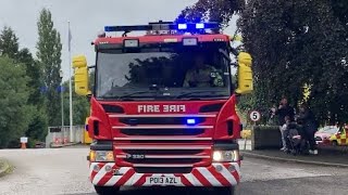 Poynton pump turnout from station open day Cheshire fire and rescue service [upl. by Constancy]