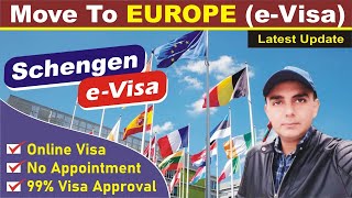 🇪🇺 Europe eVisa  Schengen eVisa  No Embassy Appointment No VFS Appointment  Europe Online Visa [upl. by Demah794]