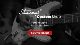 Stranough ® Surf Green Strat Sound Demo  The Rolling Stones  Brown Sugar Guitar Cover [upl. by Uird518]