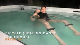 Swim Spa Watsu Bicycle Healing Dance Technique [upl. by Adlez]