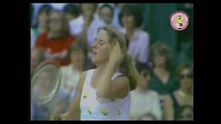 1980 Wimbledon Ladies draw highlights  E Goolagong Hana Mandlikova Chris Evert Tracy Austin [upl. by Atinram933]