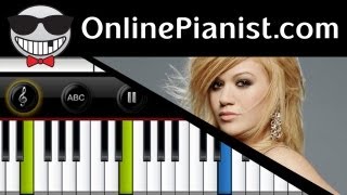 Kelly Clarkson  Stronger What Doesnt Kill You  Piano Tutorial [upl. by Tigram]