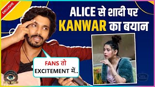 Kanwar Dhillons EPIC Reaction On Marriage Plans With Alice Kaushik Says Maine Use Propose Kiya [upl. by Sproul177]