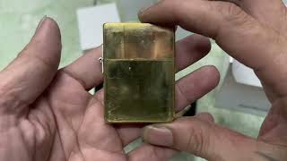 Zippo replica 19351941 brass đáng chơizippohainguyenvechai [upl. by Biles]