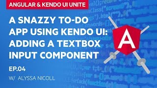 Angular Video 4 A Snazzy ToDo App Using Kendo UI [upl. by Nilrah]