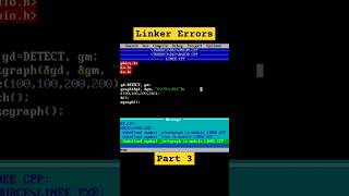 Linker Errors in turbo c  Part 3  undefined symbol  closegraph  computer graphics [upl. by Maegan]