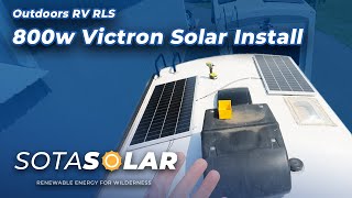 Outdoors RV 2024 RLS 800w Victron Solar Upgrade [upl. by Eugene]