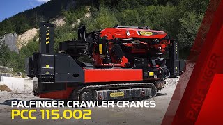 PALFINGER Crawler Cranes  PCC 115002 [upl. by Cutlip]