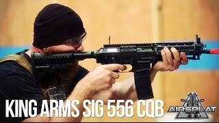 King Arms SIG 556 Airsoft Rifle AEG  AirSplat on Demand [upl. by Aneek]