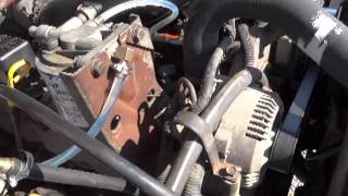 How to check for air in fuel lines on a Ford 69 amp 73 IDI Diesel [upl. by Chafee]