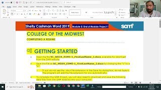 Shelly Cashman Word 2019  Module 5 End of Module Project 1COLLEGE OF THE MIDWEST  SCWD19EOM51 [upl. by Ezirtaeb]