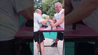 Jerry Cadorette vs the man with the van teamstone armwrestling stonetv eastvswest jerryvslevan [upl. by Cypro]