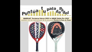 BABOLAT Technical Veron 2022 vs HEAD Delta Pro 2022 [upl. by Beeck]