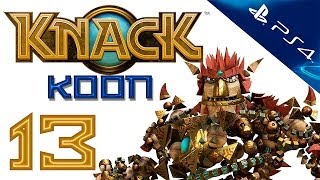 Knack  Прохождение игры на русском  Кооператив 13 PS4 Нэк [upl. by Ayo]