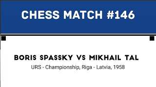 Boris Spassky vs Mikhail Tal • URS  Championship Riga  Latvia 1958 [upl. by Raama]