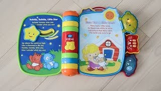 Обучающая книжка Vtech на английском Vtech musical rhymes book [upl. by Salta]