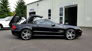 Mercedes Benz SL600 Roadster Convertible top operation [upl. by Akered440]