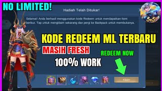 New Code Redeem Mobile Legends Today 1 September 2024 kode Redem ml today  code redeem mlbb 2024 [upl. by Ycnan963]