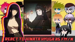 Diabolik Lovers React To Hinata Hyuga As FYN  DLReacts [upl. by Venus239]