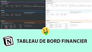 Gérer ses finances sur Notion 🤑  Template gratuit [upl. by Champ]