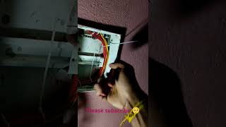 How to install a circuit breaker MCB box in a homequot😱✖️shots electricalytstudio [upl. by Sidonnie495]