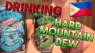 Product REVIEW Mountain Dew HARD In the Philippines 🇵🇭 [upl. by Nnylear826]