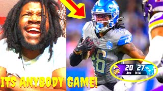 LIONS VS VIKINGS REACTION 2024 DETROIT LIONS VS MINNESOTA VIKINGS HIGHLIGHTS REACTION 2024 [upl. by Nap530]