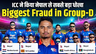 Exposing the ICCs Unfair Grouping of Nepal in the T20 World Cup [upl. by Farleigh]