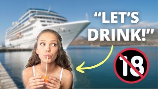 We sailed on a Cruise Ship FULL of TEENS DRINKING [upl. by Garibold]