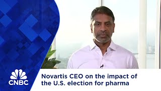 Novartis CEO on the impact of the US election for pharma [upl. by Henriha]