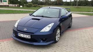 Toyota Celica VII blue edition TRD GREDDY tuning 2005 rok prezentacja presentation car Poland 1ZZ [upl. by Zerk]