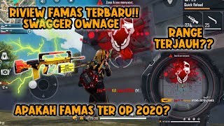 REVIEW SKIN FAMAS TERBARU SWAGGER OWNAGE RANGE NYA GAK ADA OBAT [upl. by Kcinemod]